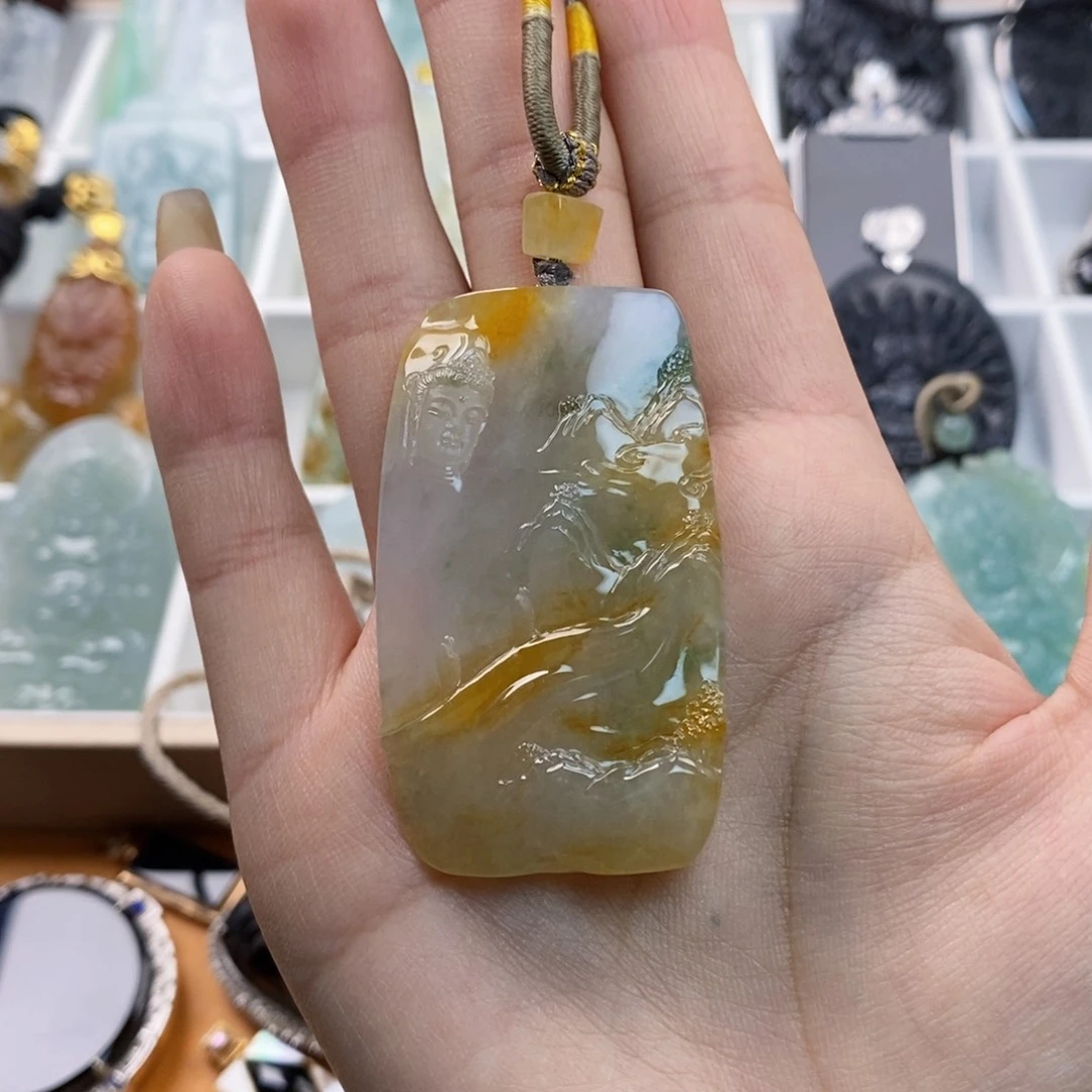 颈饰未镶嵌翡翠翡翠