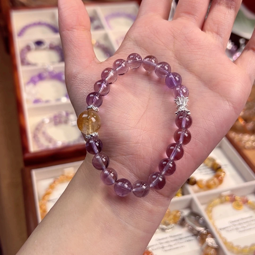 水晶手链未镶嵌紫水晶