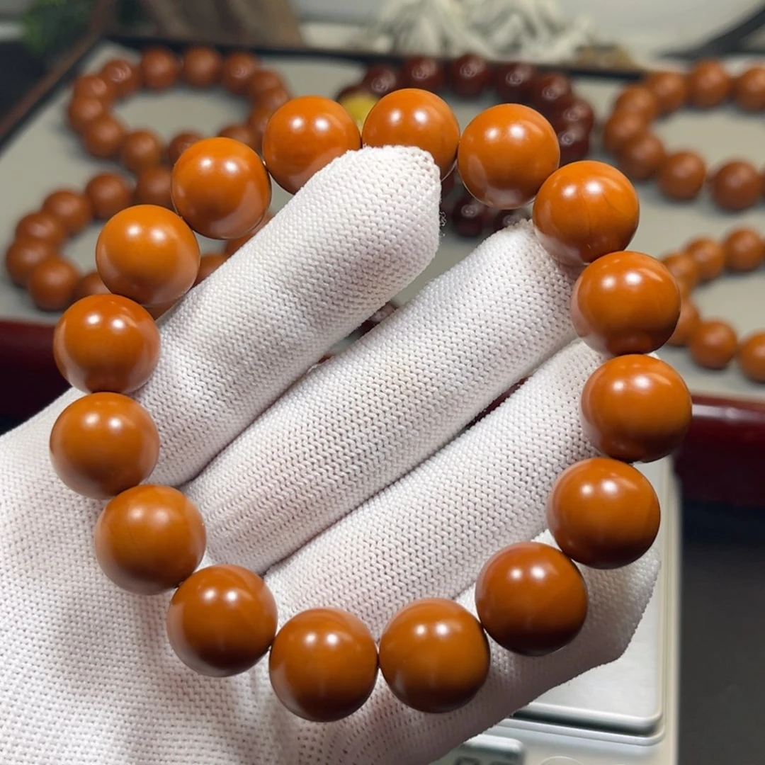 赫***斯手串橄榄核1.46+全品老树铁核 小孔 微瑕