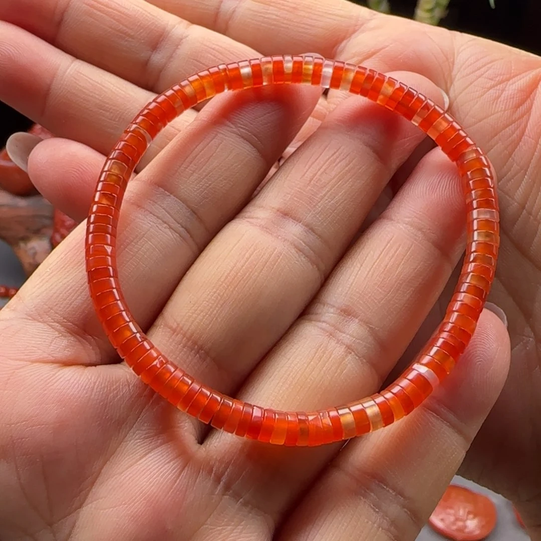 南红玛瑙手串未镶嵌
