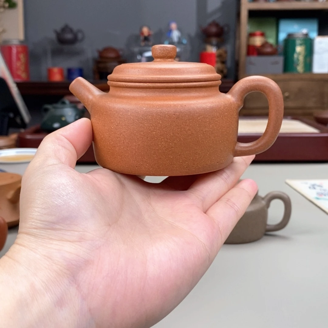 茶壶紫砂黄降坡德钟半手160cc