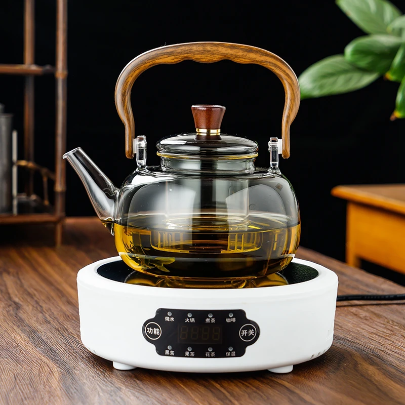 电陶炉煮茶炉家用小型烧水围炉煮茶器泡茶网红一套新款电热烤火炉