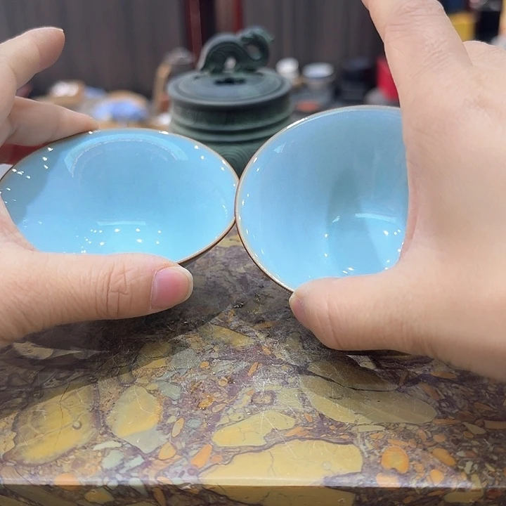 斗笠品茗杯一组。。。。