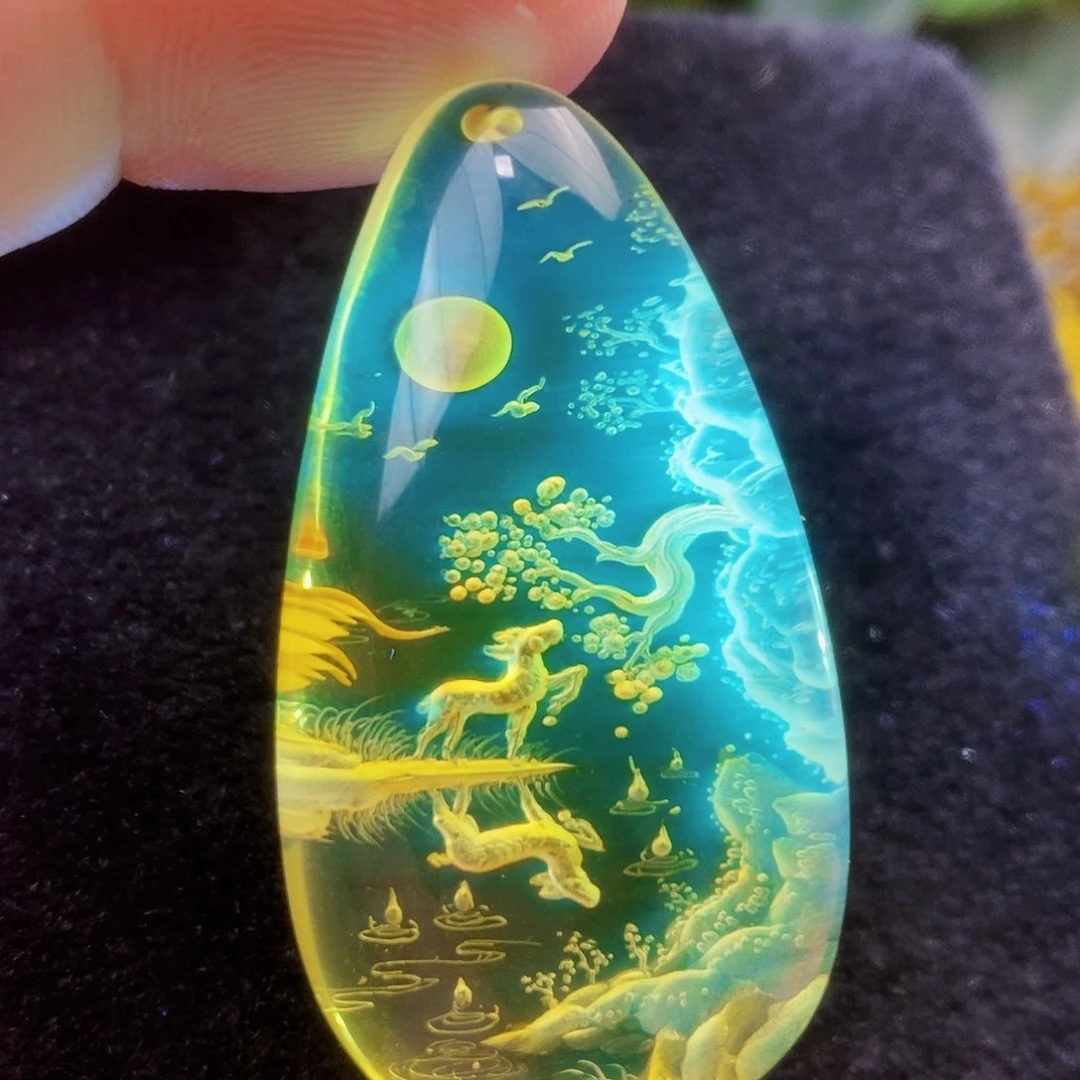【闪购商品】金珀吊坠(不含链)未镶嵌