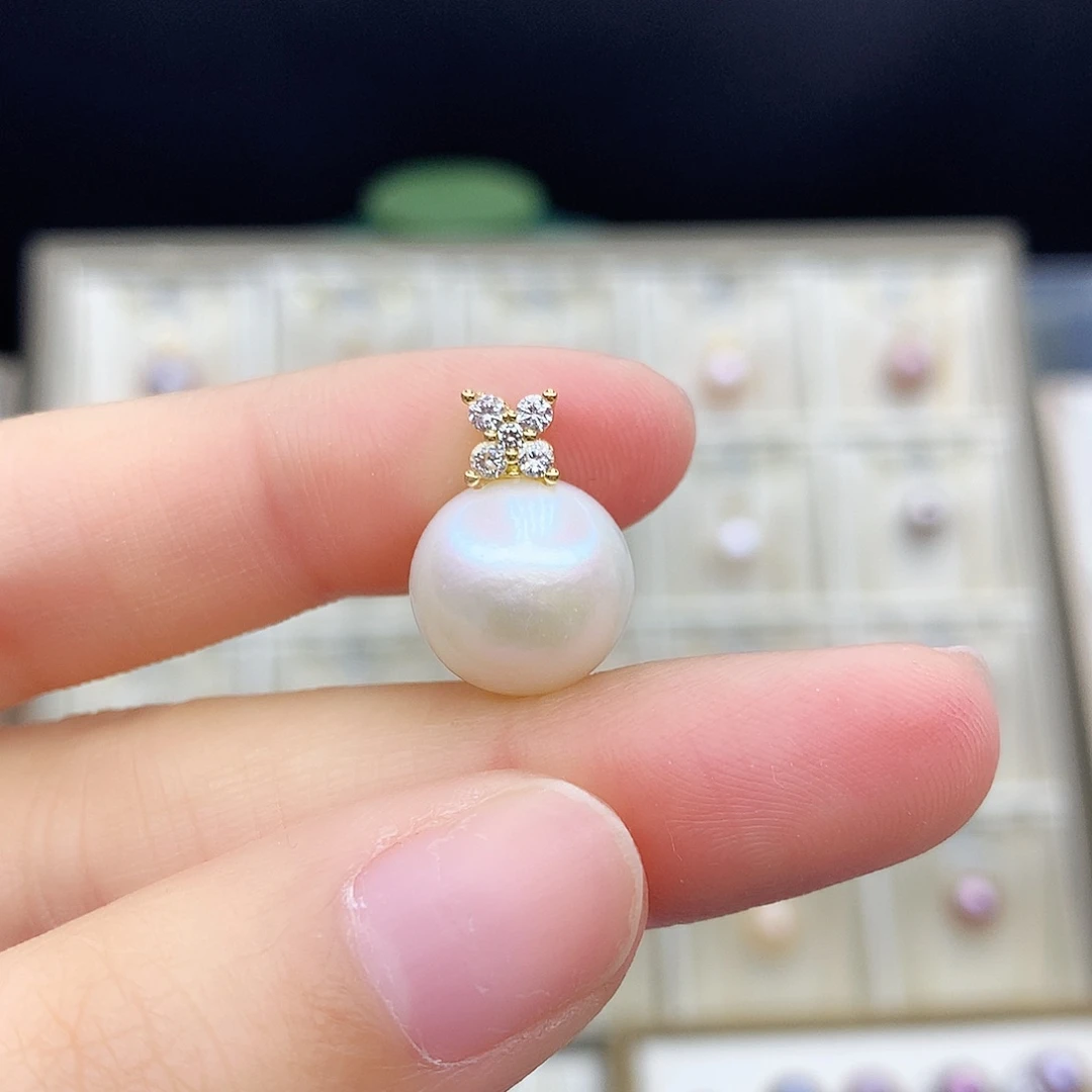 淡水珍珠颈饰合金