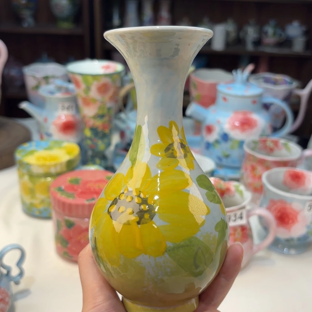 瓷片景德镇手绘高温釉下彩陶瓷茶具