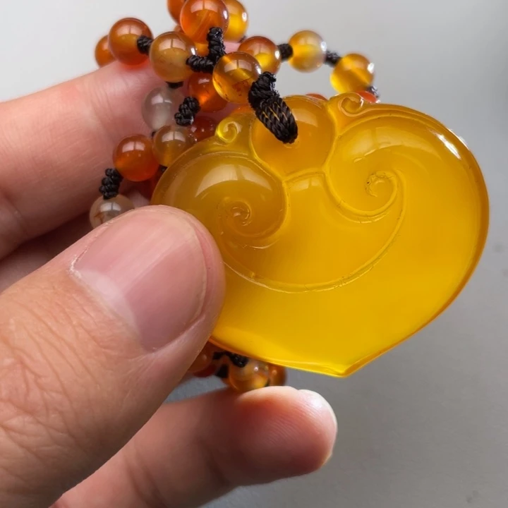 玛瑙/玉髓颈饰未镶嵌良*一