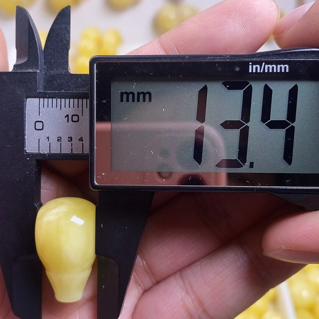 裸石琥珀未镶嵌蜜蜡三通