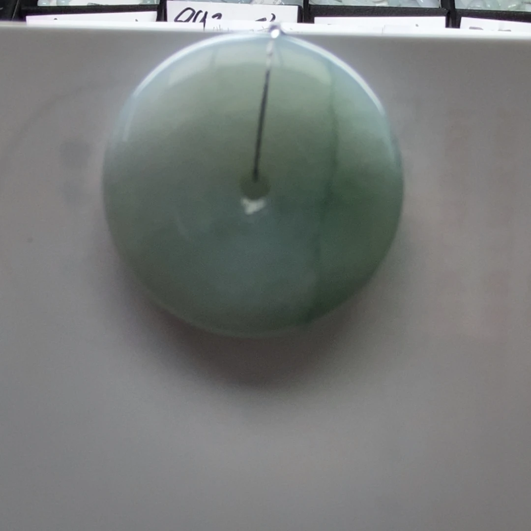 翡翠颈饰未镶嵌天然缅甸A货翡翠