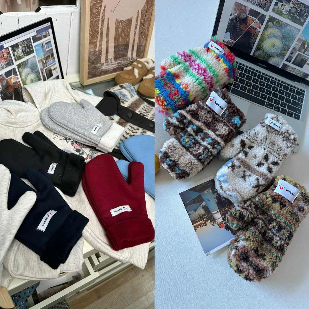 儿童手套配饰小兜洋气搭配