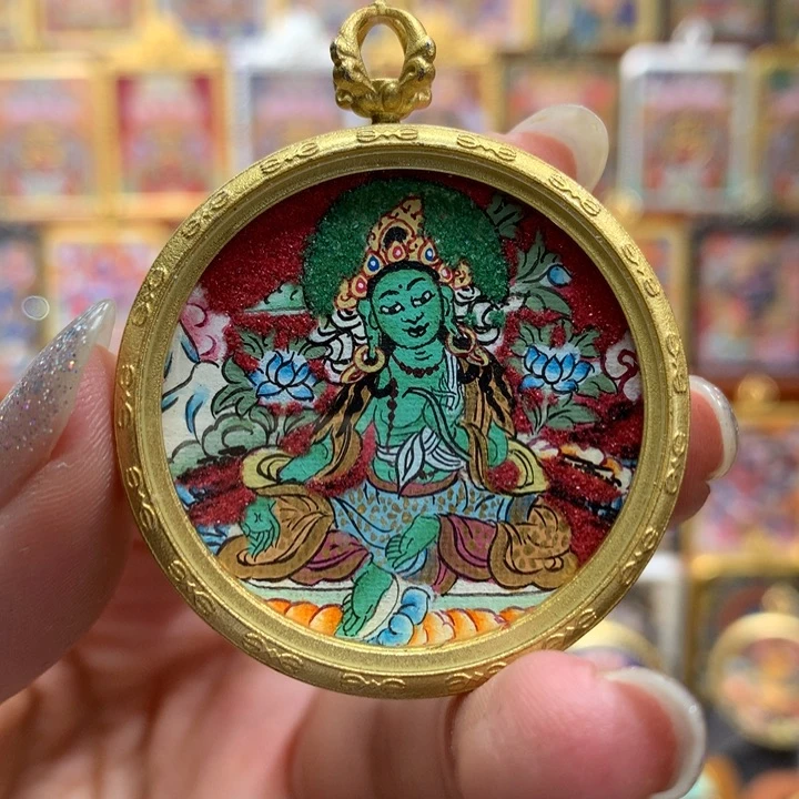 吊坠般若唐卡非遗传承