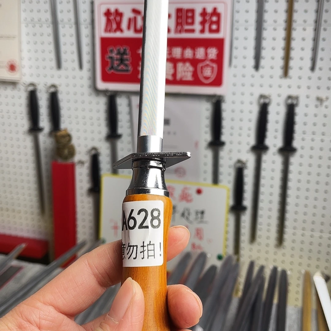 微瑕疵12寸超细纹分体式花梨木手柄——628