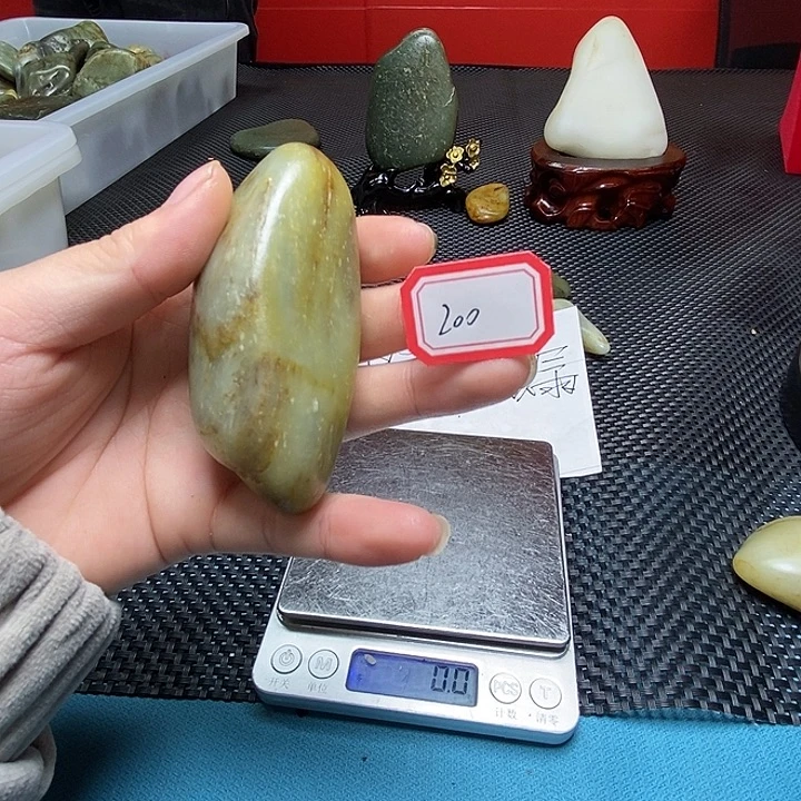 和田玉未镶嵌挂件200