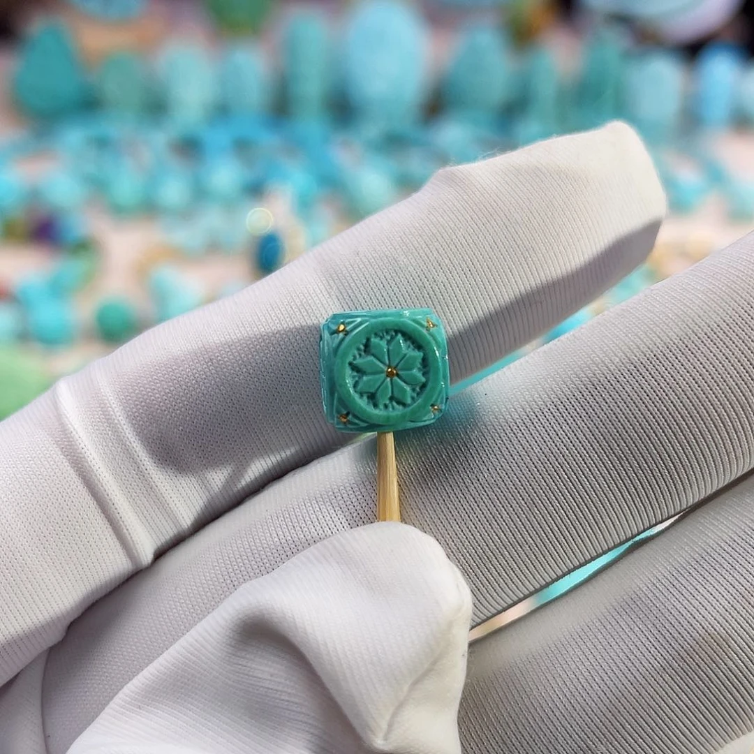 绿松石珠宝奇石未镶嵌