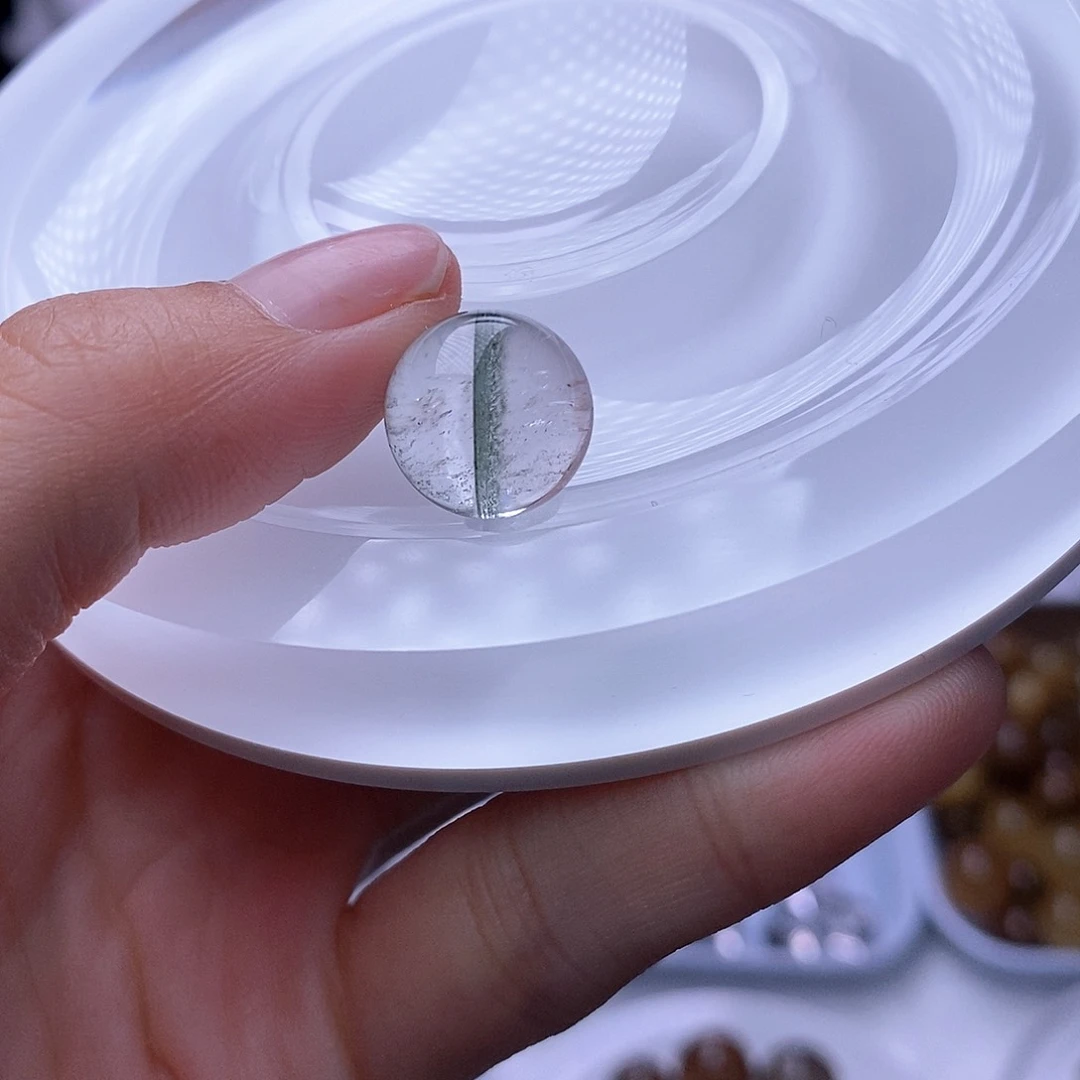 水晶天然水晶定制打孔不退换未镶嵌A**胖