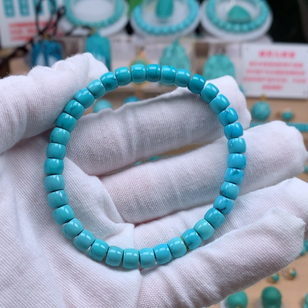 绿松石未镶嵌珠宝奇石6.2mm