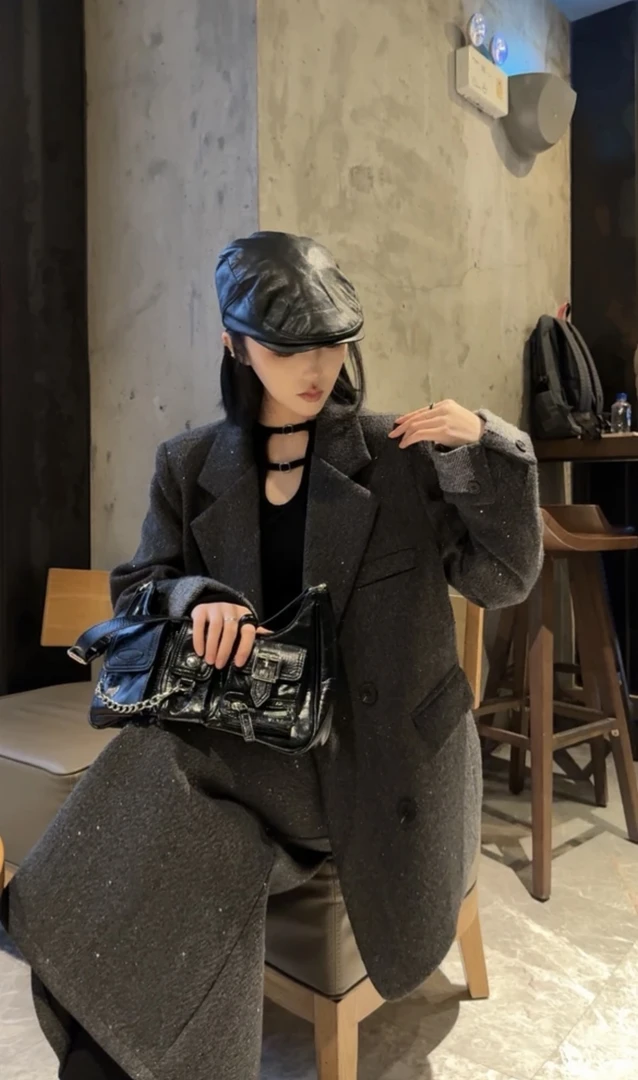 高级感西装外套女