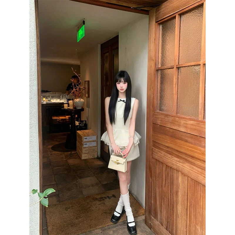 2025韩系设计感纯欲风修身显瘦百搭时尚上衣气质高腰a字半身裙女