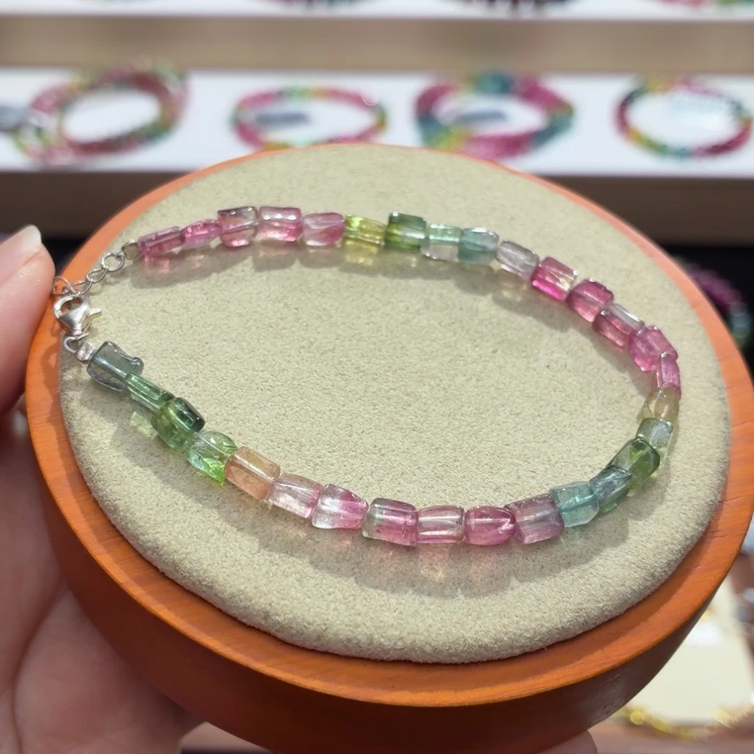 碧玺未镶嵌手串两天看货期