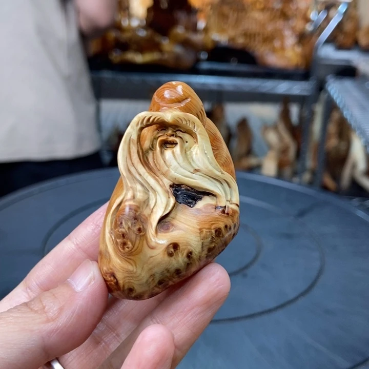 柏木（崖柏）手把件