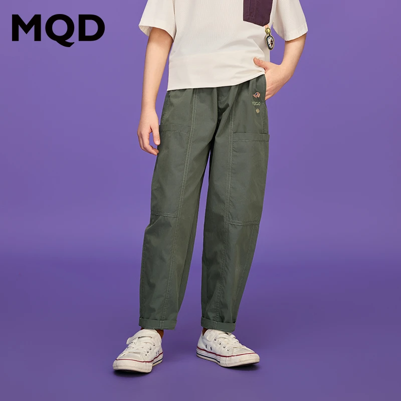 MQD男大童夏季新品户外工装潮酷露营穿搭休闲长裤9652W1523