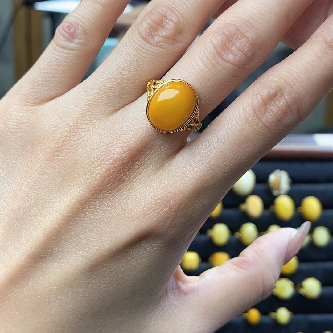 琥珀未镶嵌裸石成品