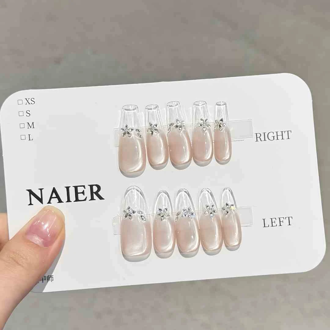 花棱梦境-Naier 奈儿轻奢高定美甲 10片装