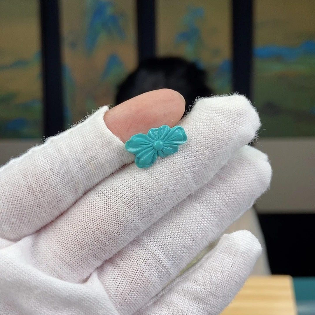 未镶嵌绿松石珠宝奇石
