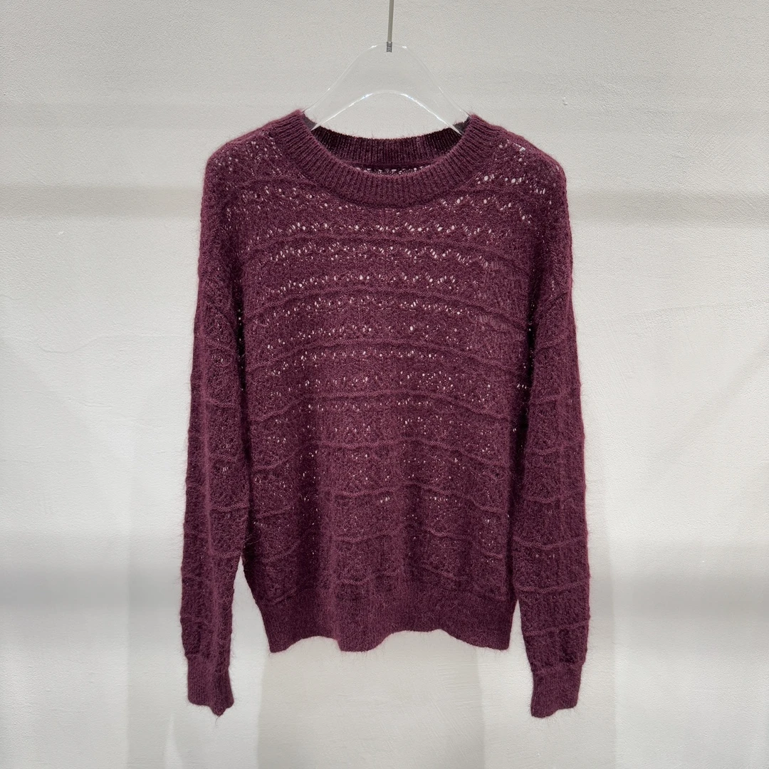 25春新款休闲百搭显瘦圆领套头针织打底衫70101