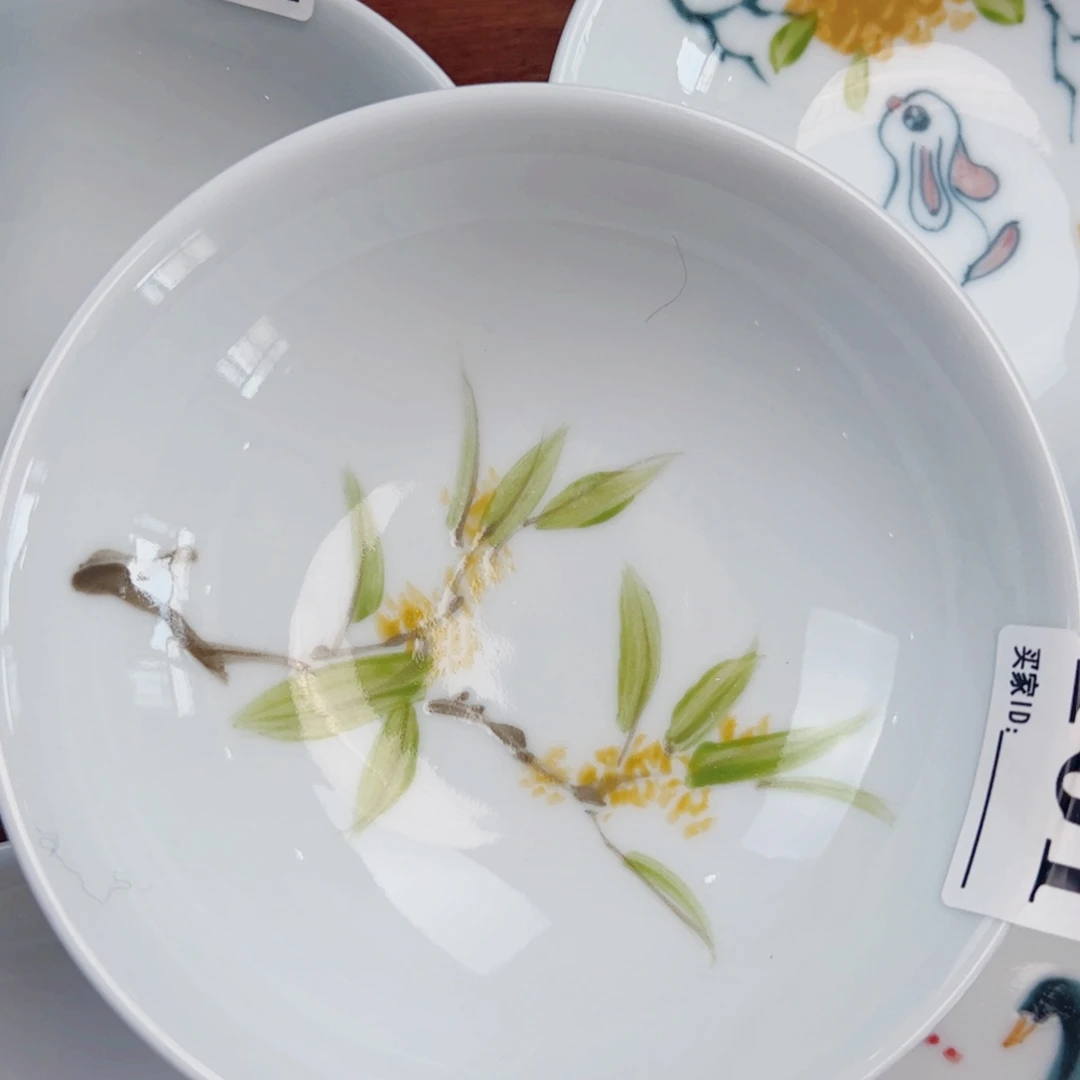 瓷片景德镇陶瓷手工手绘制作