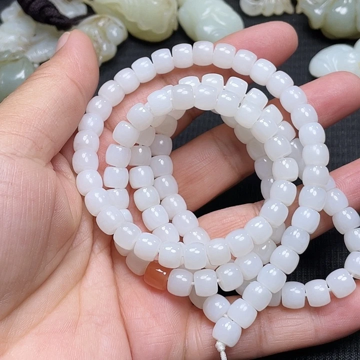 泓***心手链未镶嵌和田玉（白玉）