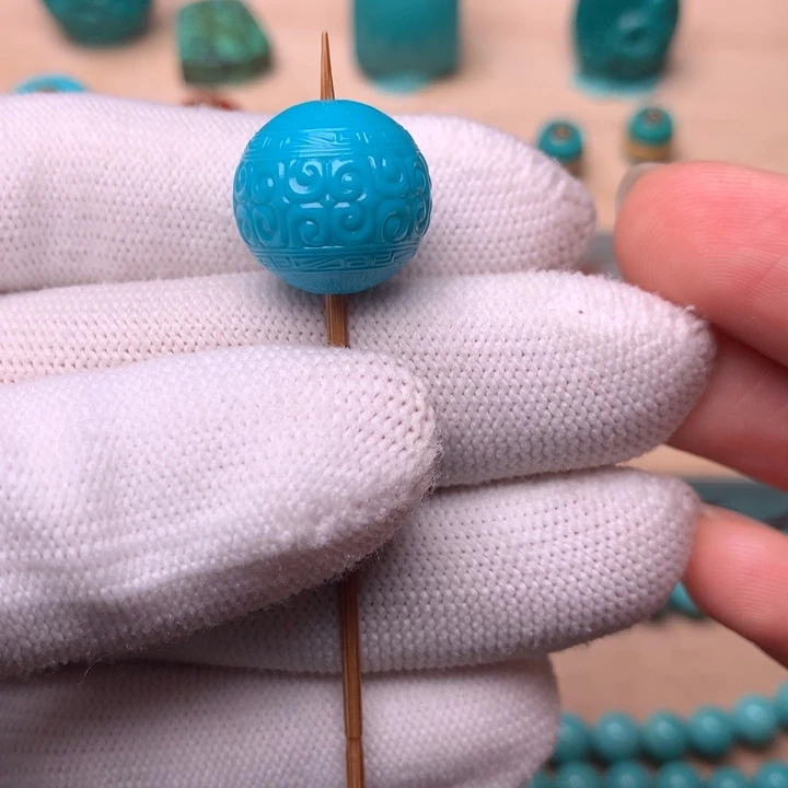 绿松石回纹14.8未镶嵌