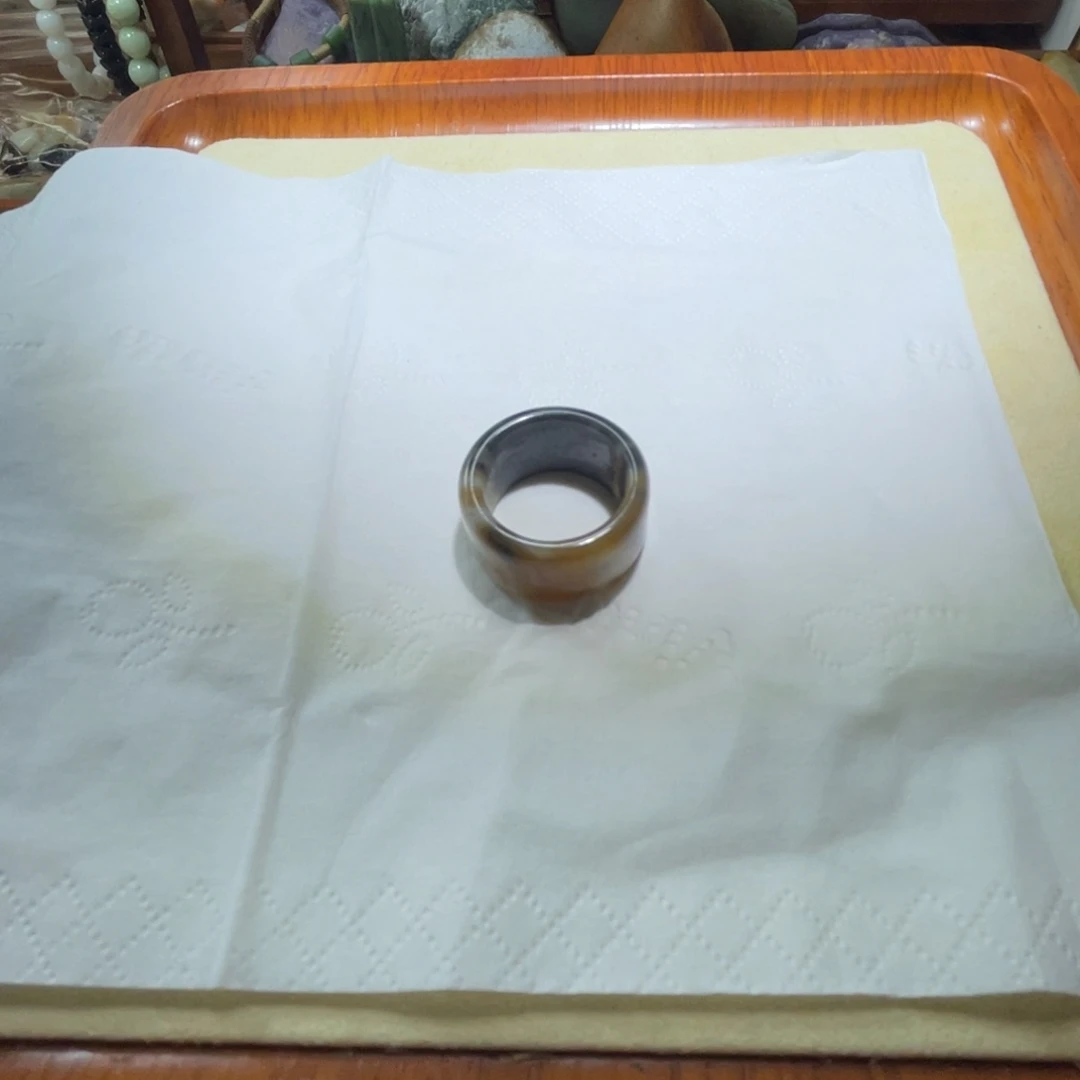 燃***繎和田玉（糖玉）未镶嵌戒指