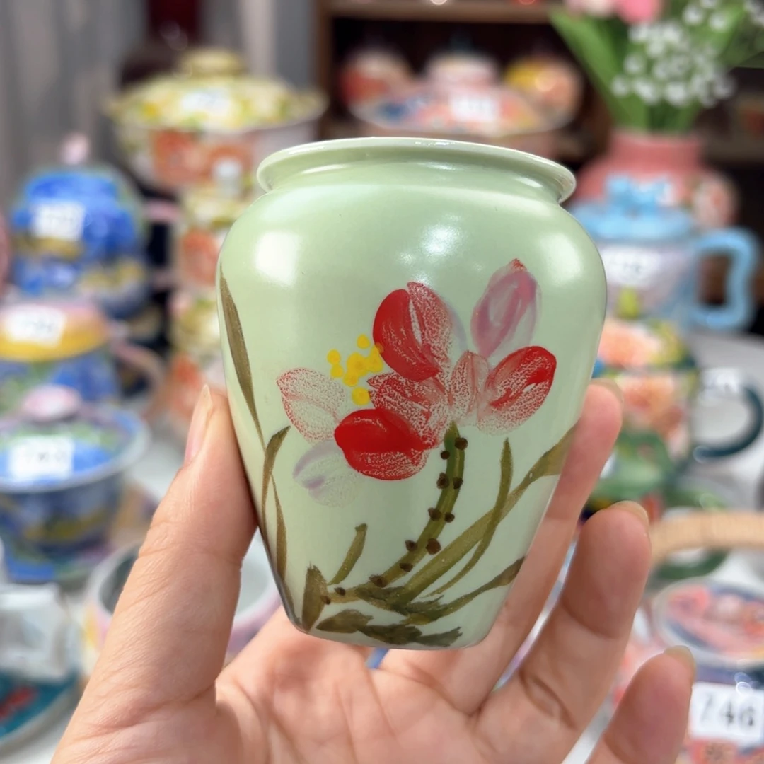 景德镇手绘高温釉下彩陶瓷茶具