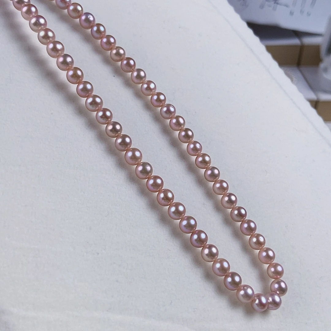 淡水珍珠银S925镶嵌颈饰