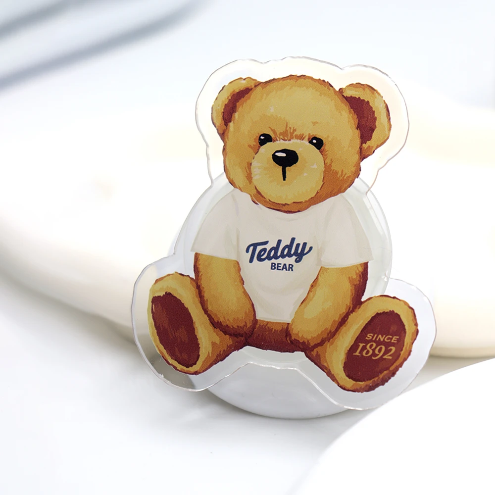 MOLAN CANOins风萌熊啪嗒可爱创意气囊磁吸手机支架MagSafe卡通熊