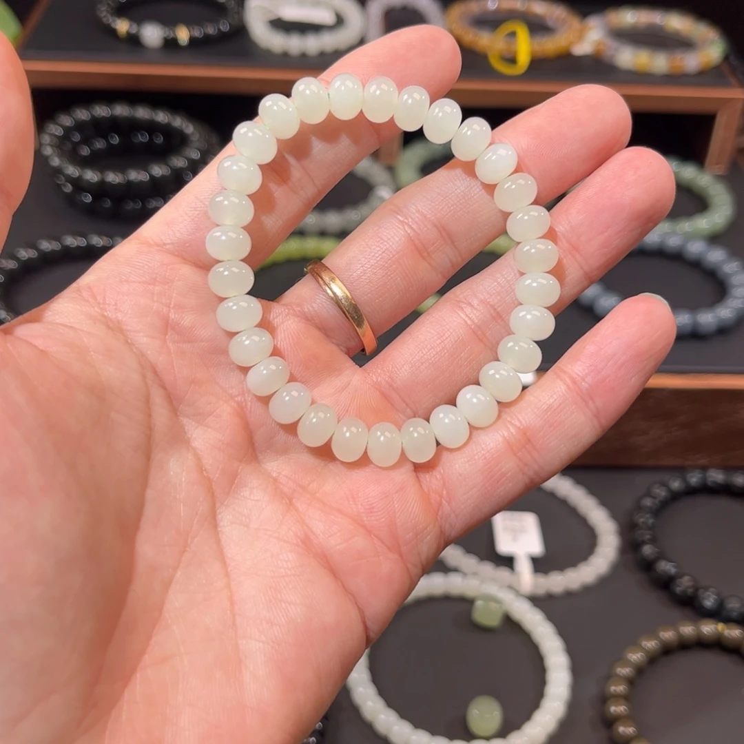 和田玉未镶嵌手链