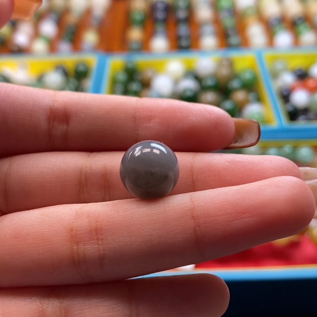 和田玉未镶嵌珠宝奇石福利紫罗兰单珠z12（有色飘