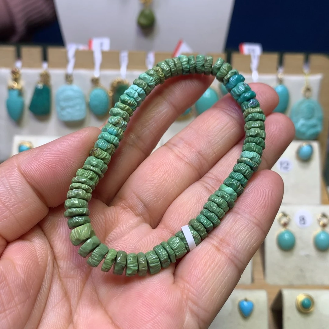 绿松石单圈未镶嵌心**一