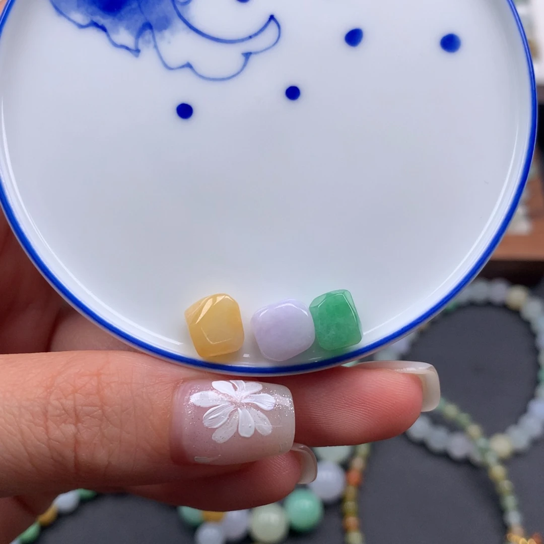 翡翠散珠天然翡翠D926