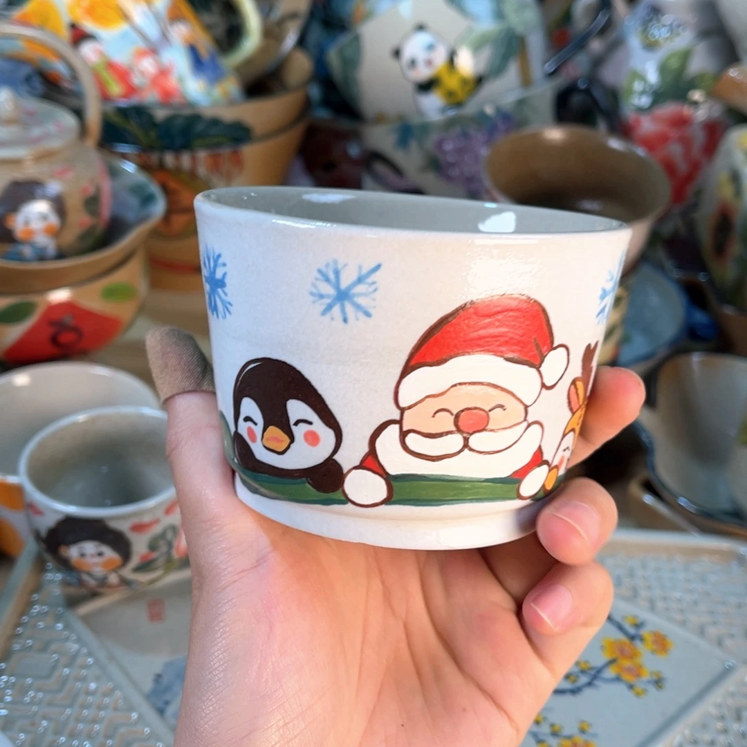 景德镇手工手绘杯