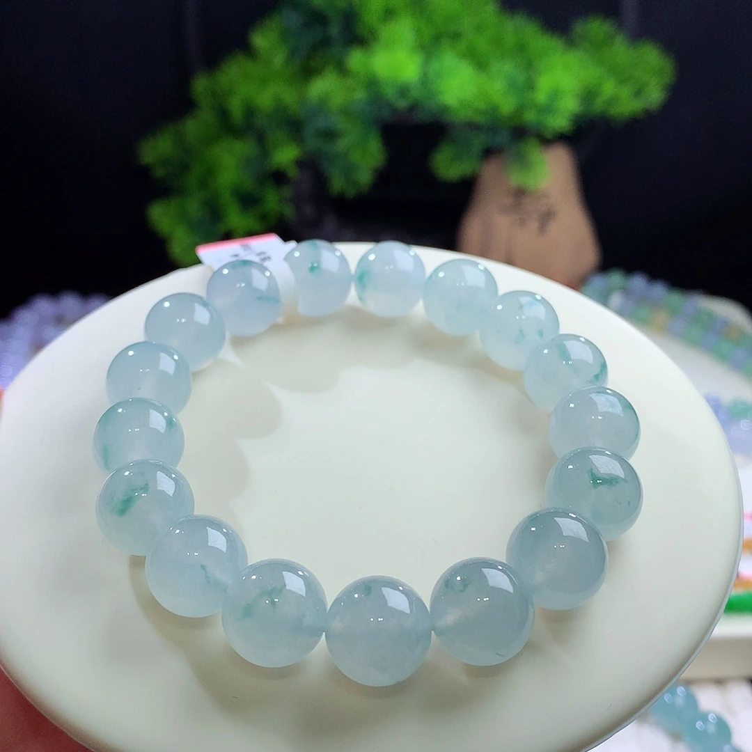 未镶嵌手串翡翠卡12.5mm