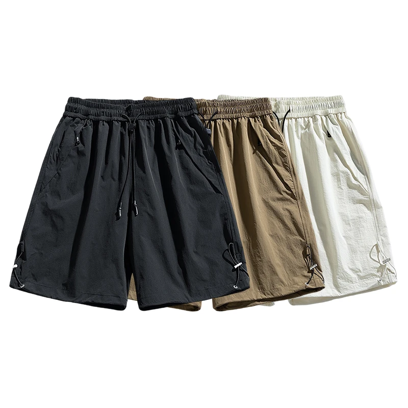 短裤薄款夏季速干简约短裤时尚轻薄男士外穿百搭弹力宽松运动透气