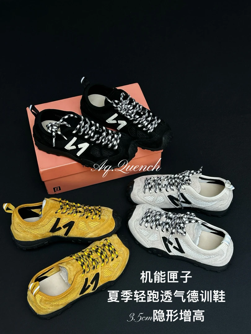 「球宝家」25s机能匣子～定制赛车鞋高定复古真皮慢跑休闲女鞋