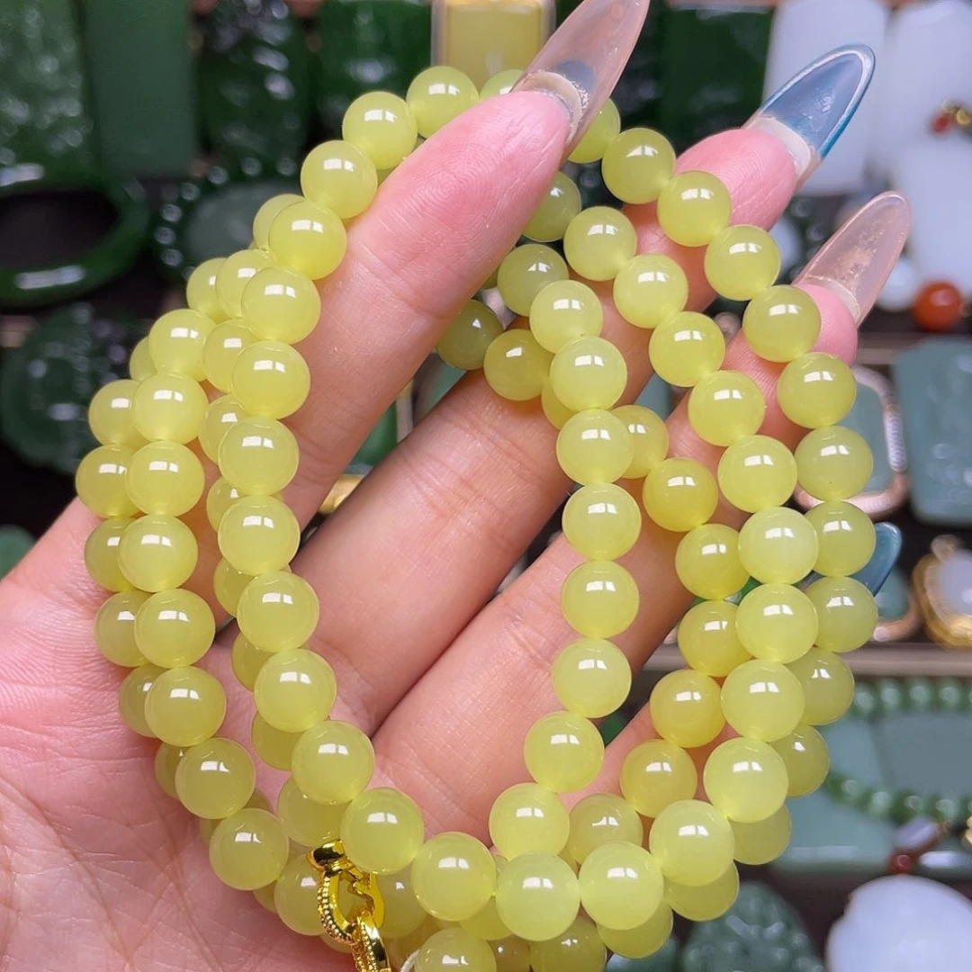 【闪购商品】颈饰未镶嵌和田玉卡8链子