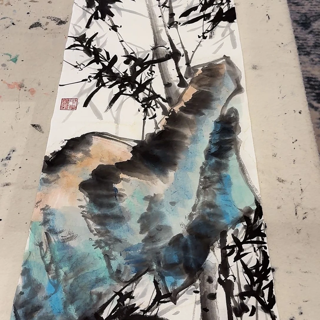 国画李老师作品画作