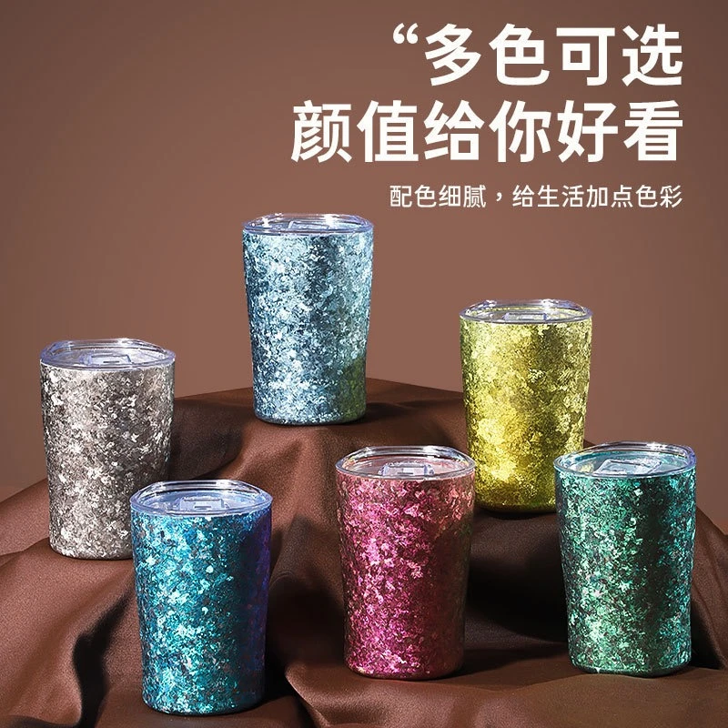 纯钛保温随手杯户外水杯便携双层啤酒杯咖啡杯高档钛车载杯子