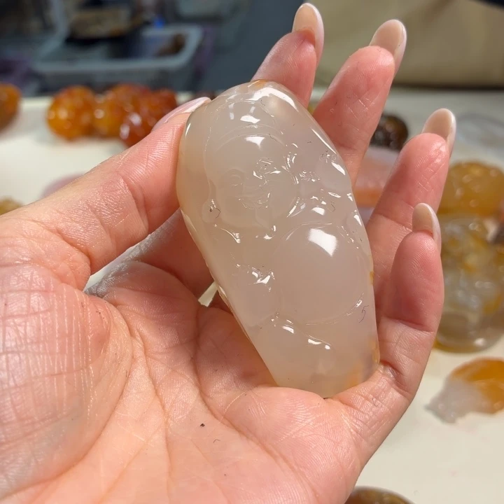 玛瑙/玉髓未镶嵌吊坠(不含链)