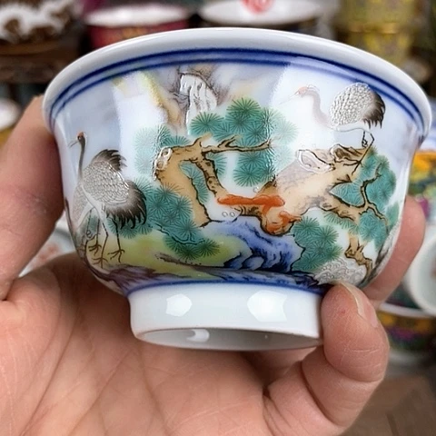 景德镇陶瓷藏式茶碗