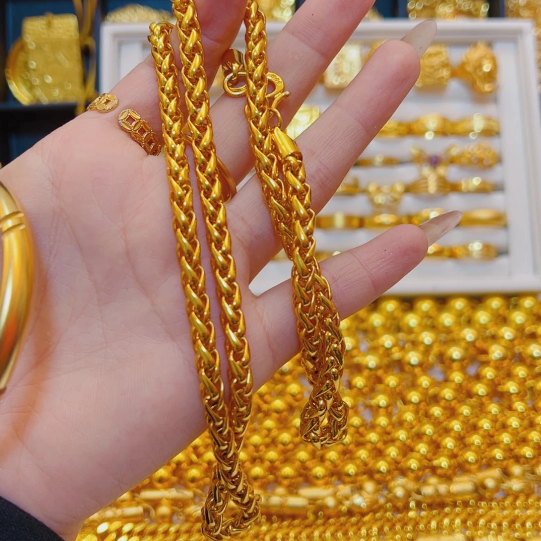 合金合金男款粗肖邦项链